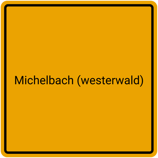 Meldebestätigung Michelbach (Westerwald)